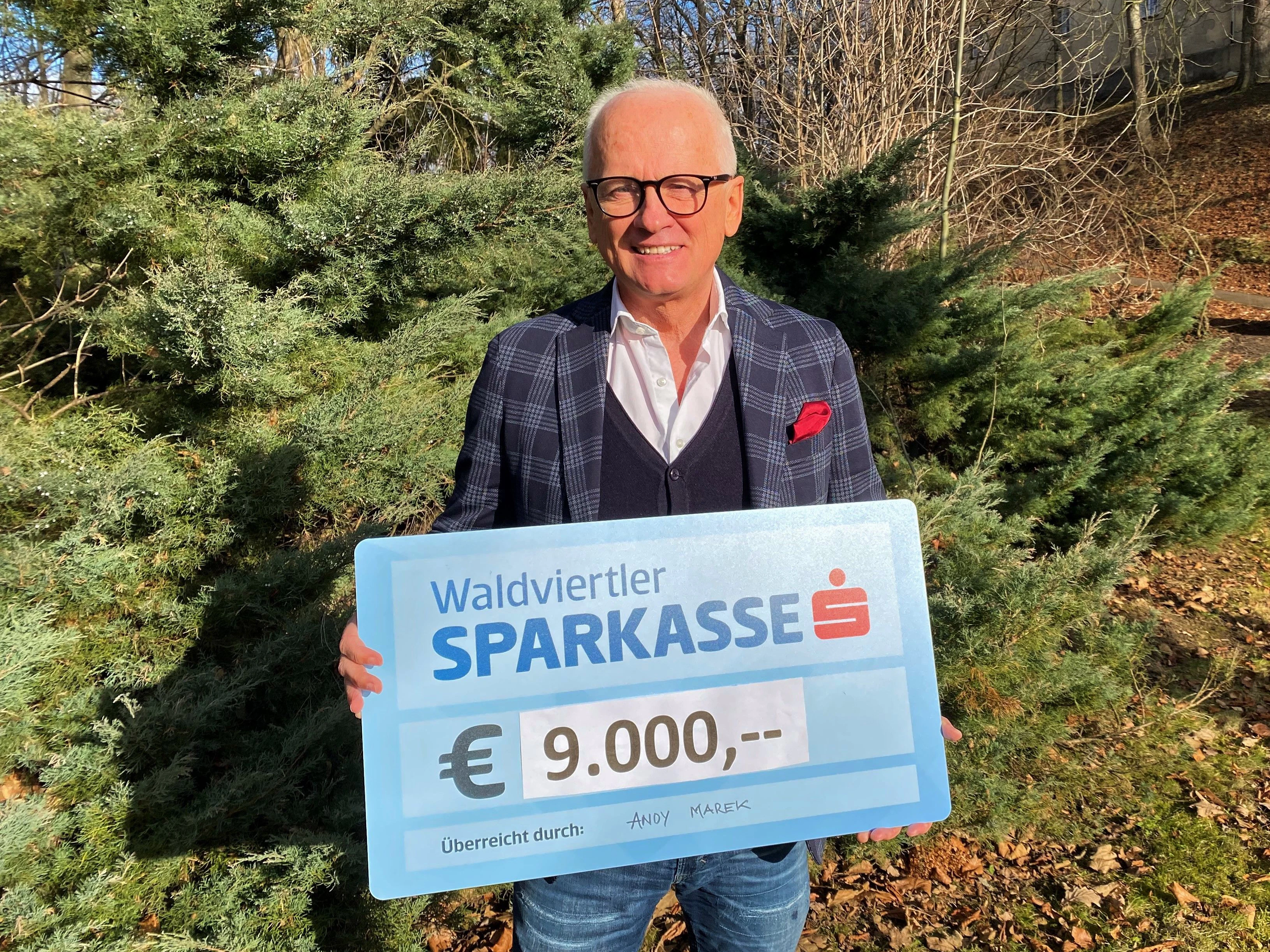 Andy Marek sammelte 9.000 Euro an Spenden.