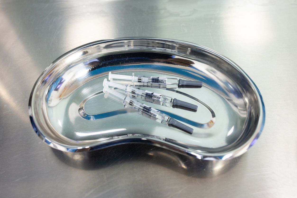 Three covid-19 vaccines representing the booster shot