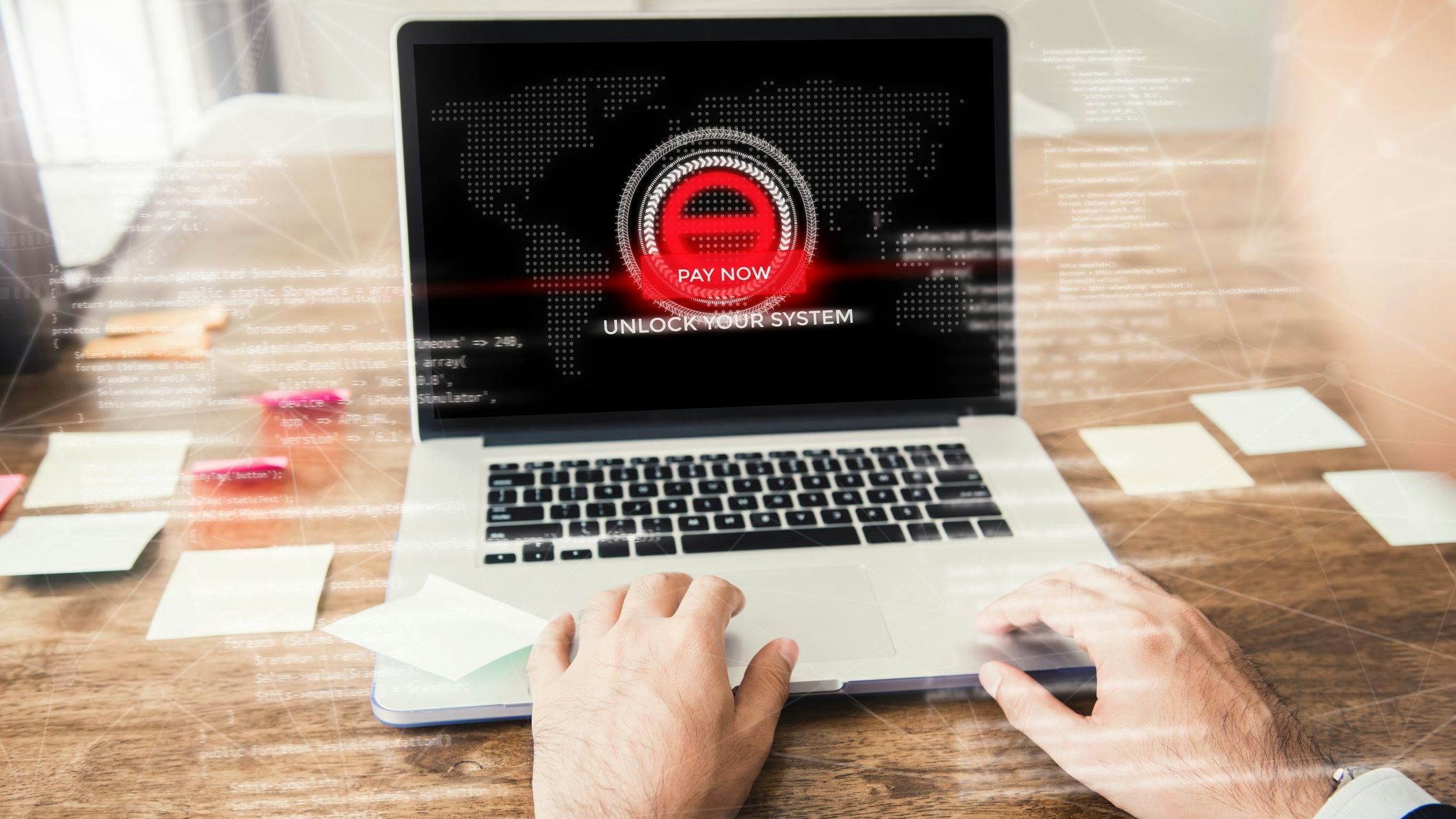 Einige PCs sollen verschlüsselt worden sein.