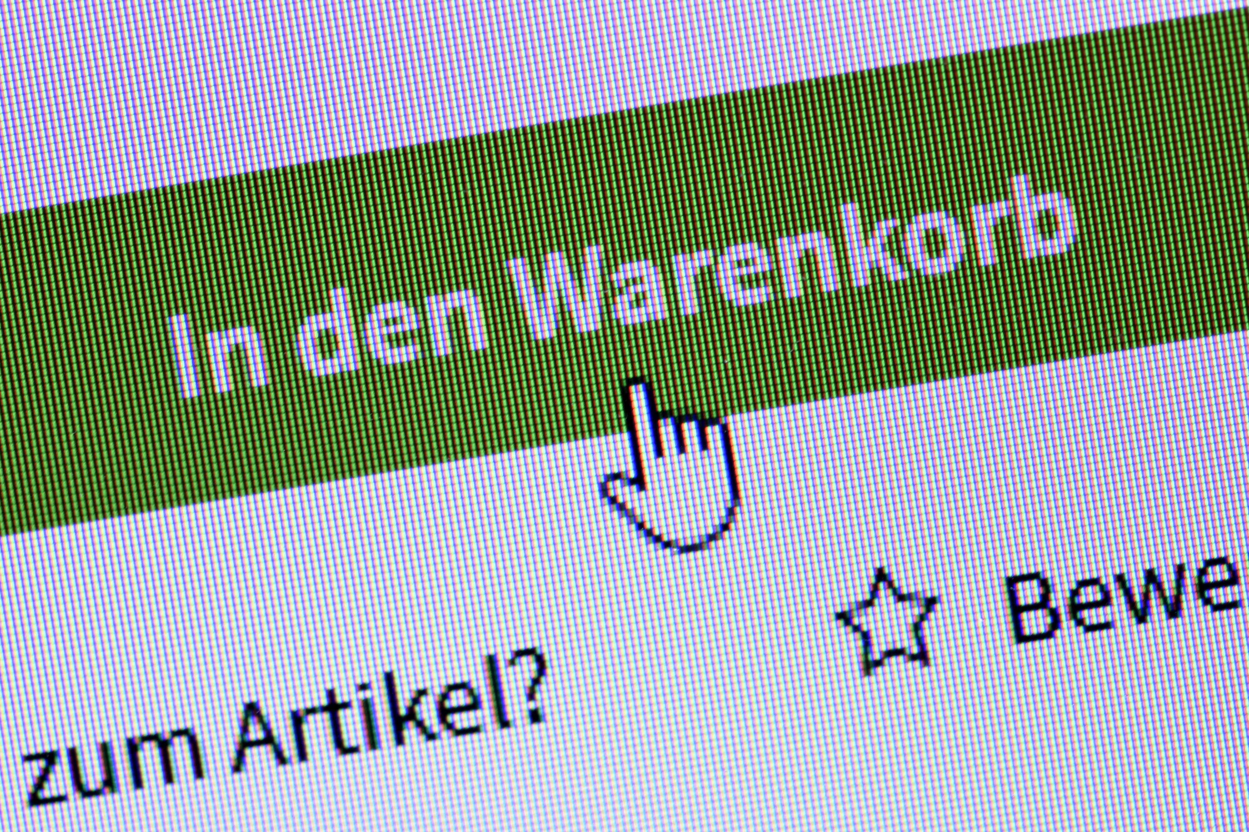 Download von www.picturedesk.com am 17.01.2022 (10:22).  ACT action_27556566 -- In den Warenkorb-Button in einem Fake Shop / 270818 *** Illustration FAKE SHOP, Hamburg, Germany - 27 Aug 2018 *** - 20180827_PD10708 - Rechteinfo: Rights Managed (RM)