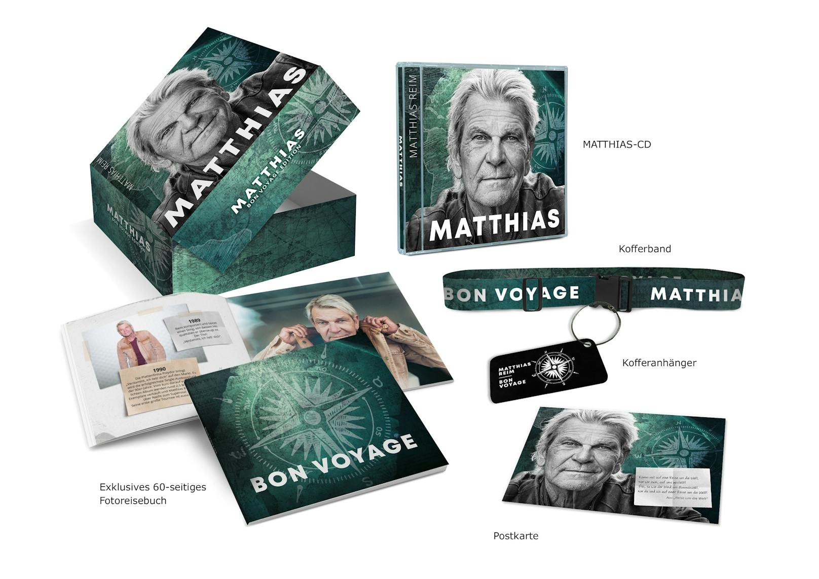 Jetzt teilnehmen &amp; gewinnen: Zum neuen Album von Matthias Reim kannst du eine einzigartige und signierte Fan-Box ergattern.