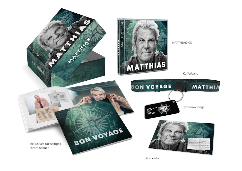 Jetzt teilnehmen & gewinnen: Zum neuen Album von Matthias Reim kannst du eine einzigartige und signierte Fan-Box ergattern.