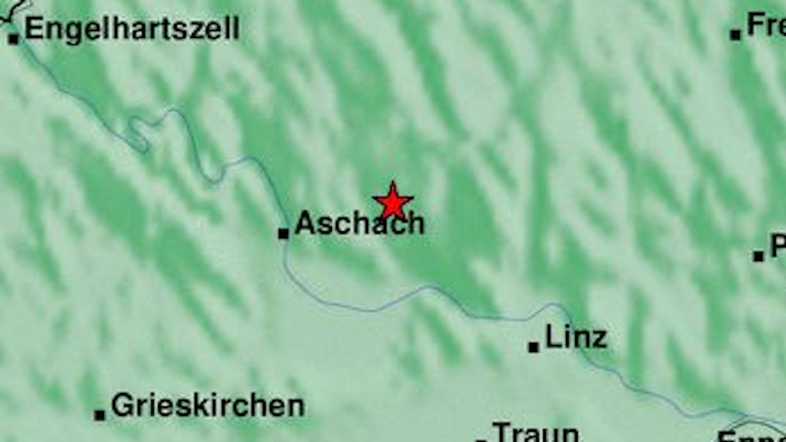 In Oberösterreich bebte am Dienstag, 18. Jänner 2022, die Erde. Das Epizentrum lag nordwestlich von Linz.