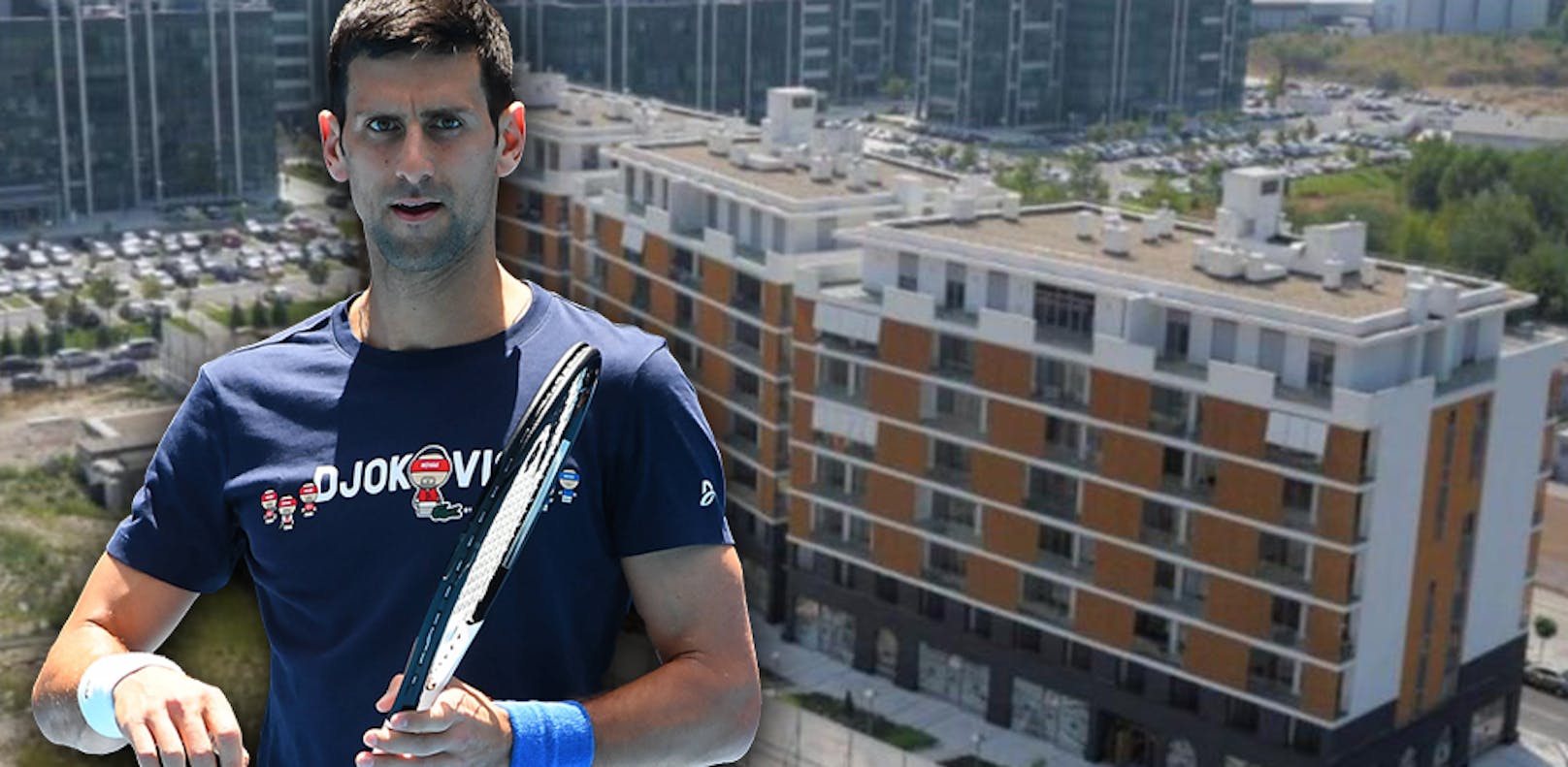 Novak Djokovic ist in seiner Luxuswohnung in Belgrad