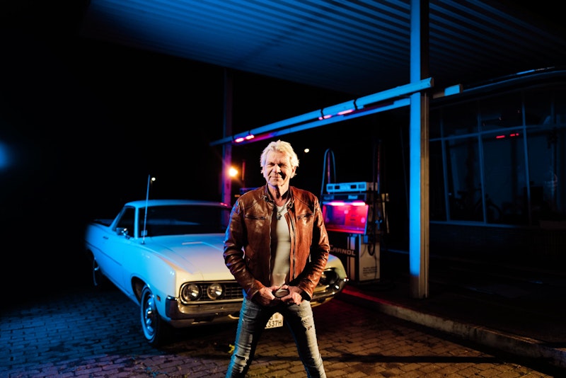 Matthis Reim beim Dreh zum Video "Blaulicht"