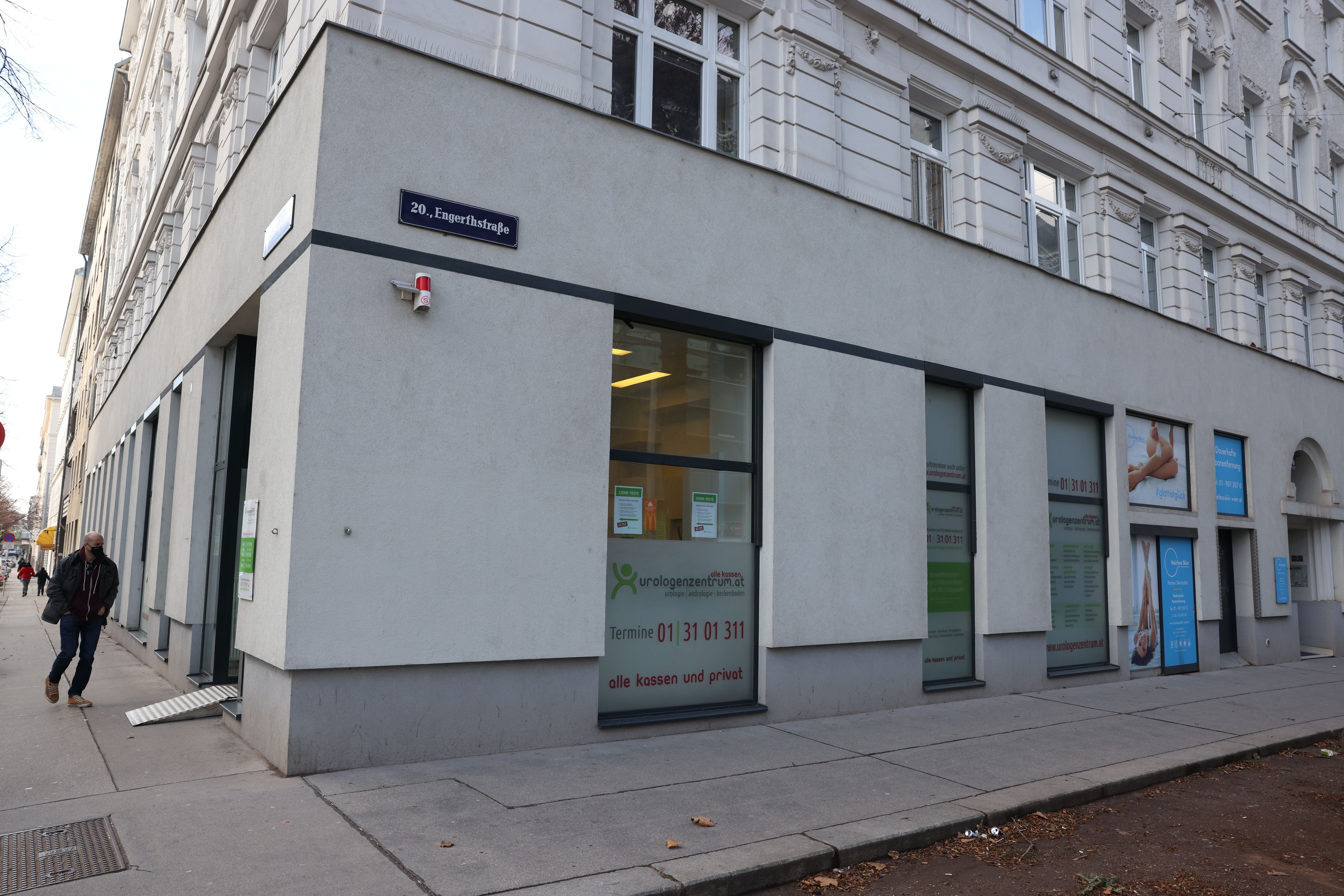 Arztpraxis in Wien-Brigittenau. 