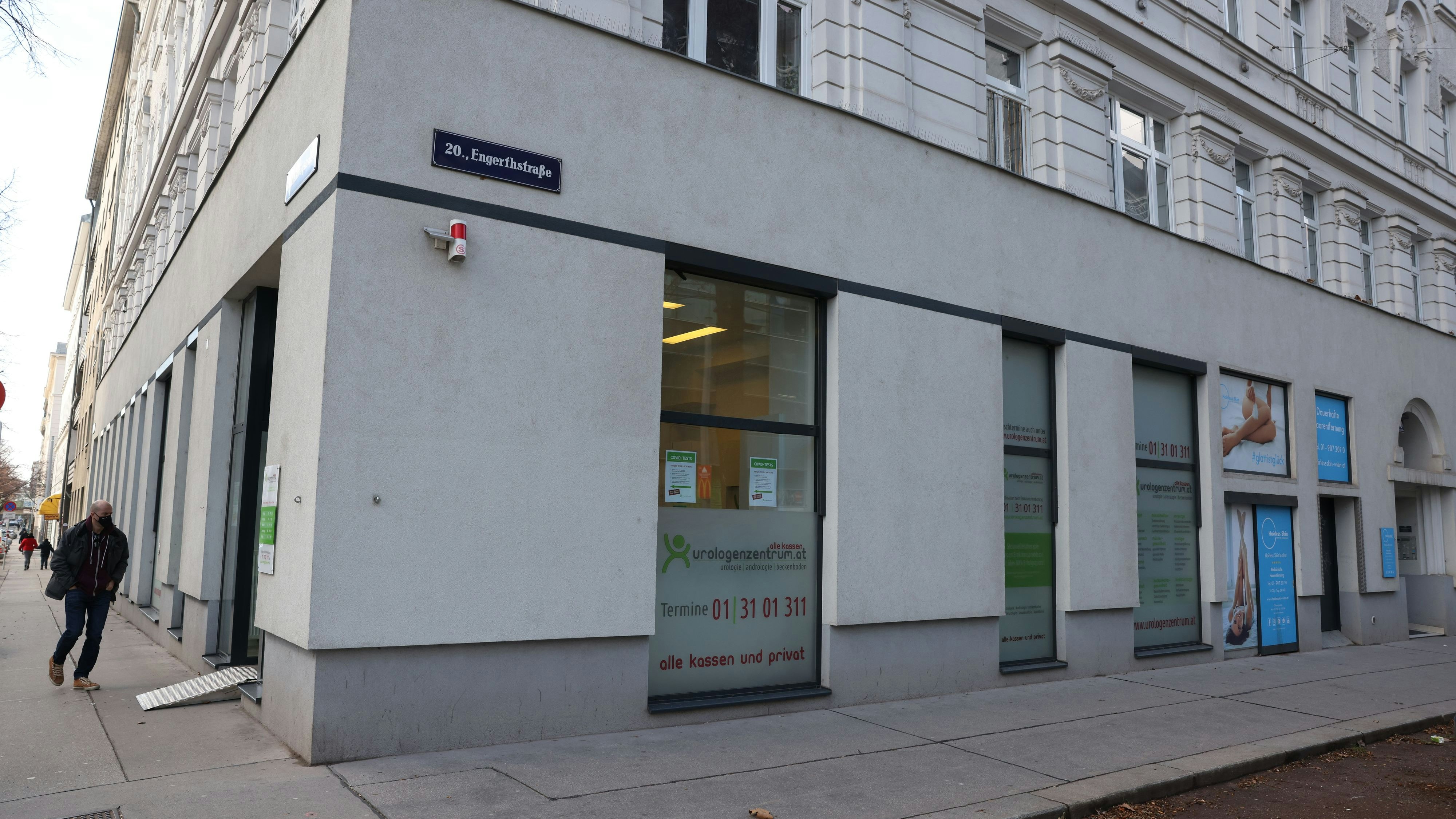 Arztpraxis in Wien-Brigittenau. 