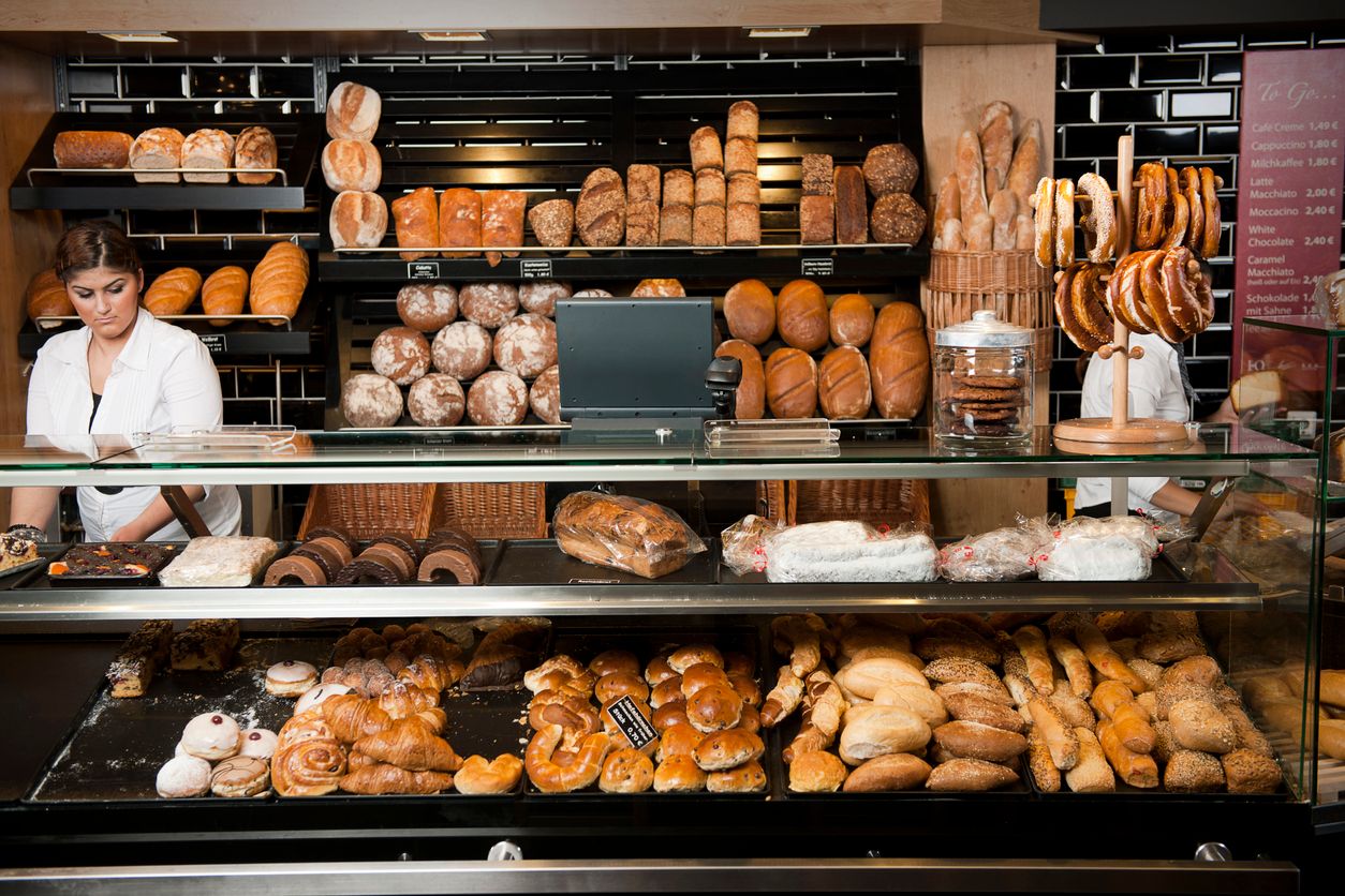 Der Vorfall ereignete sich in einer Bäckerei in Deutschland.