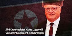 FPÖ zeigt Luger als Nordkorea-Diktator, "geschmacklos"