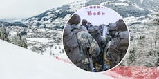 In Kitzbühel rückte das Bundesheer mit 100 Soldaten an