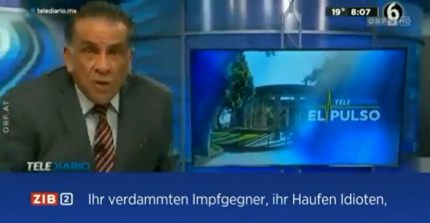 Leonardo Schwebel schaffte es mit seinem Ausraster sogar in die ZIB2 nach Österreich.