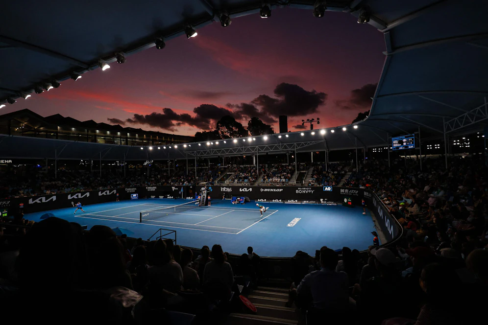 Bei den Australian Open fliegen die Fäuste. 
