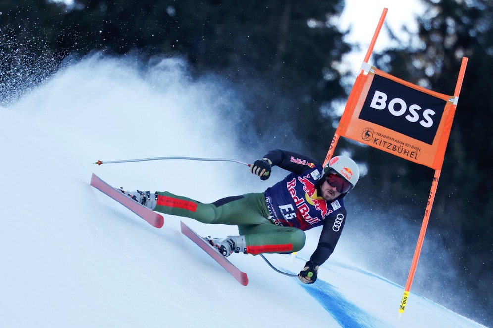 Marcel Hirscher auf der Streif. 