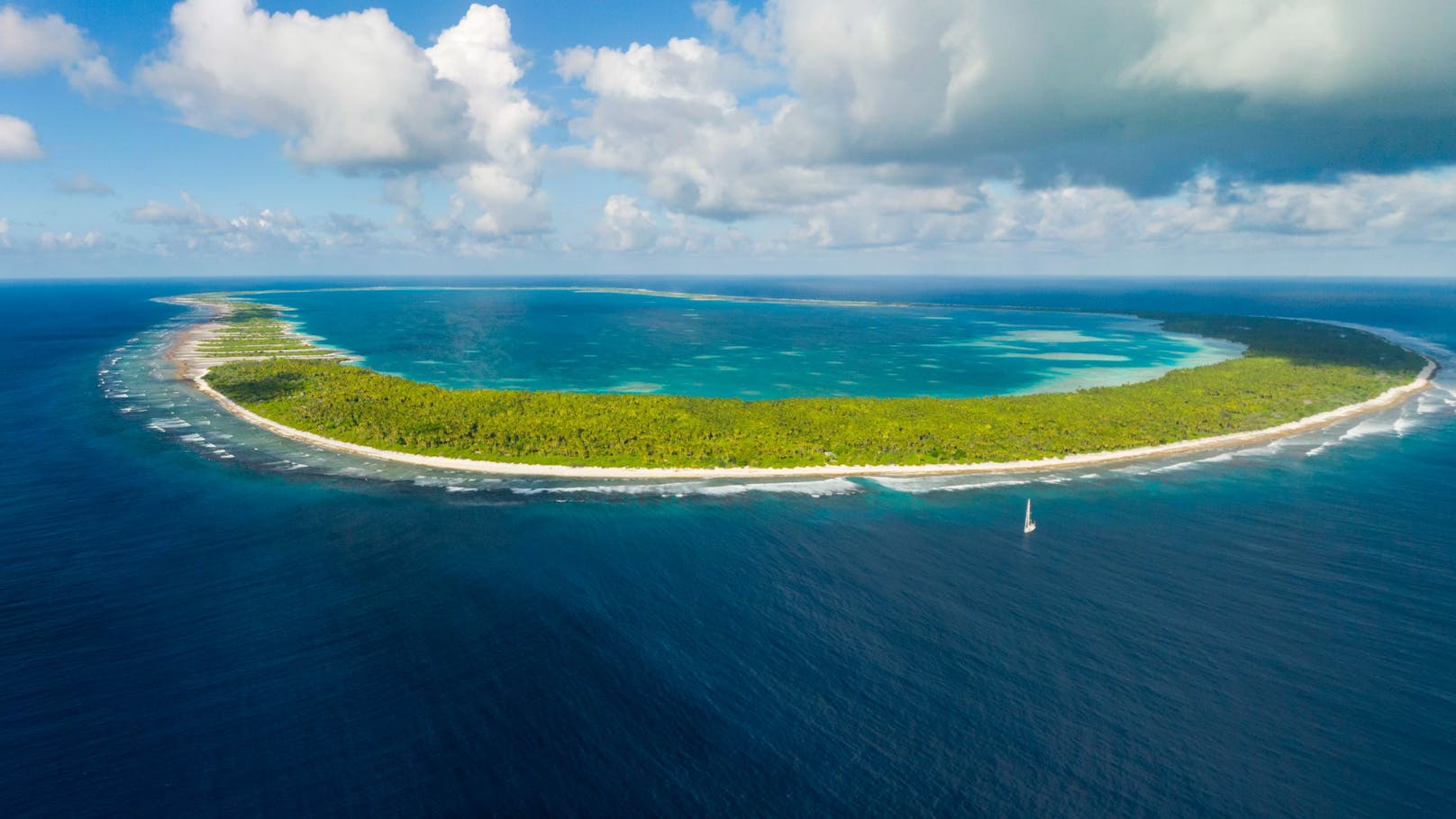 Klimakrise total: Die Pazifikinsel Kiribati droht bis 2070 unterzugehen.