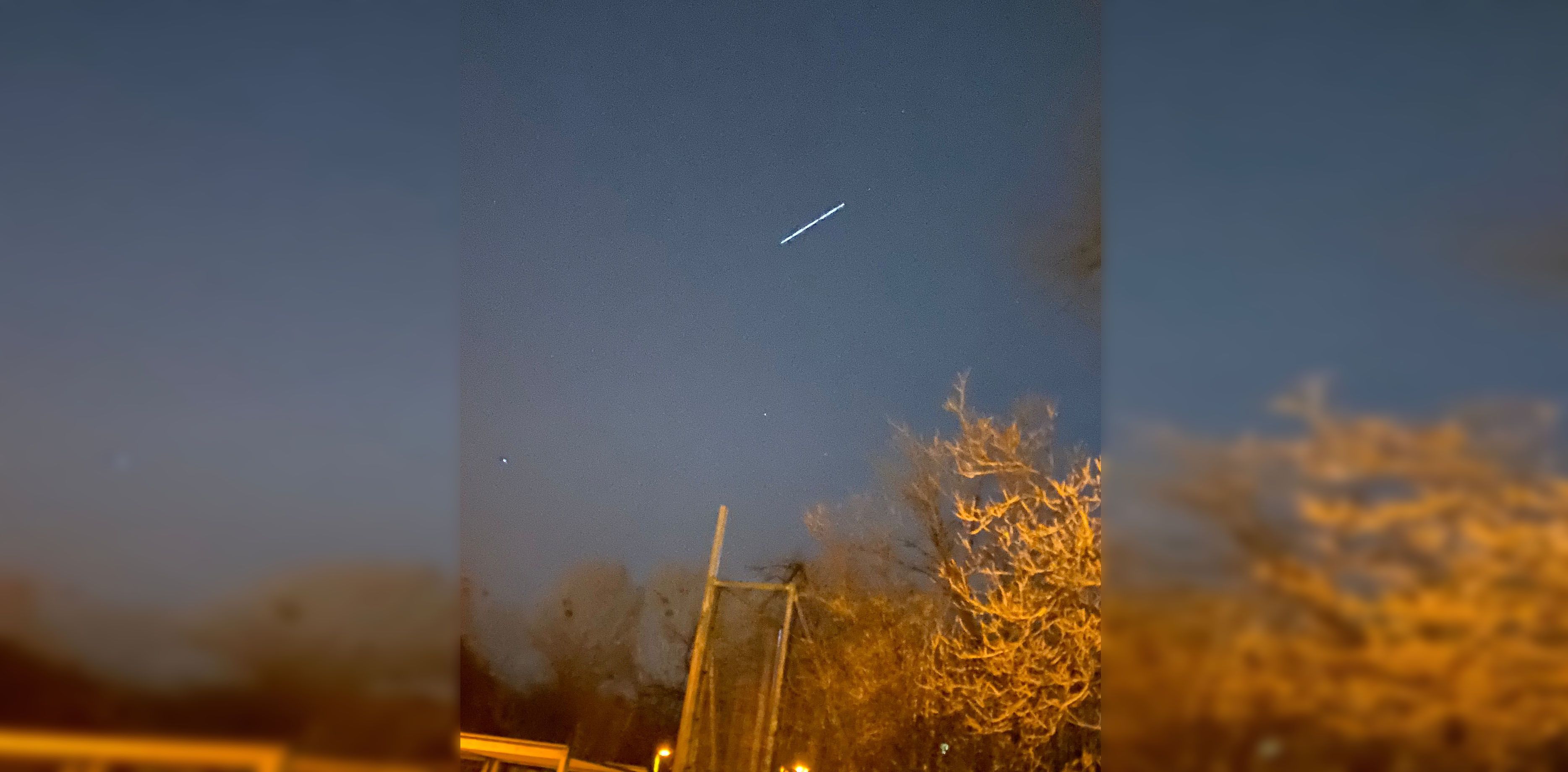 Mehrere Leserreporter sichteten die mysteriöse Lichterformation