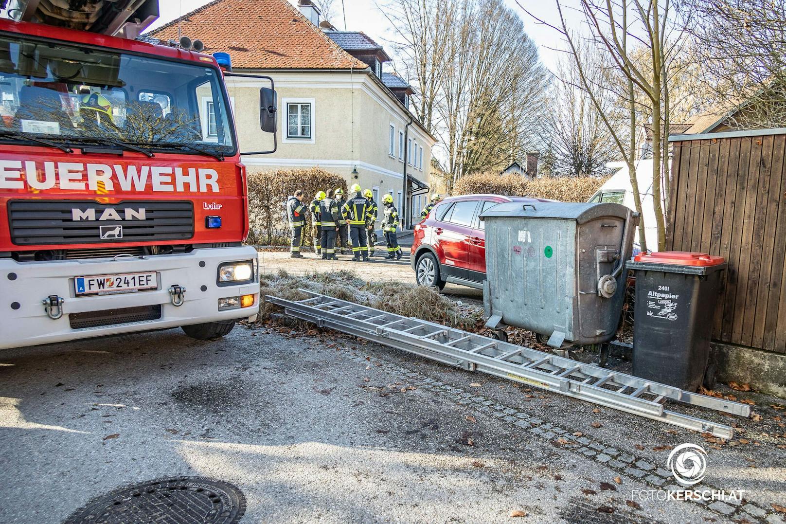 Die Feuerwehr sucht das Tier noch immer.