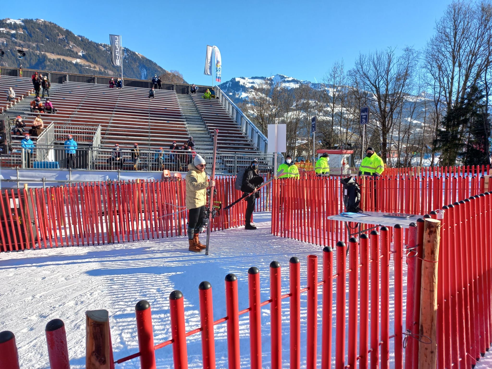 Marcel Hirscher im Ziel
