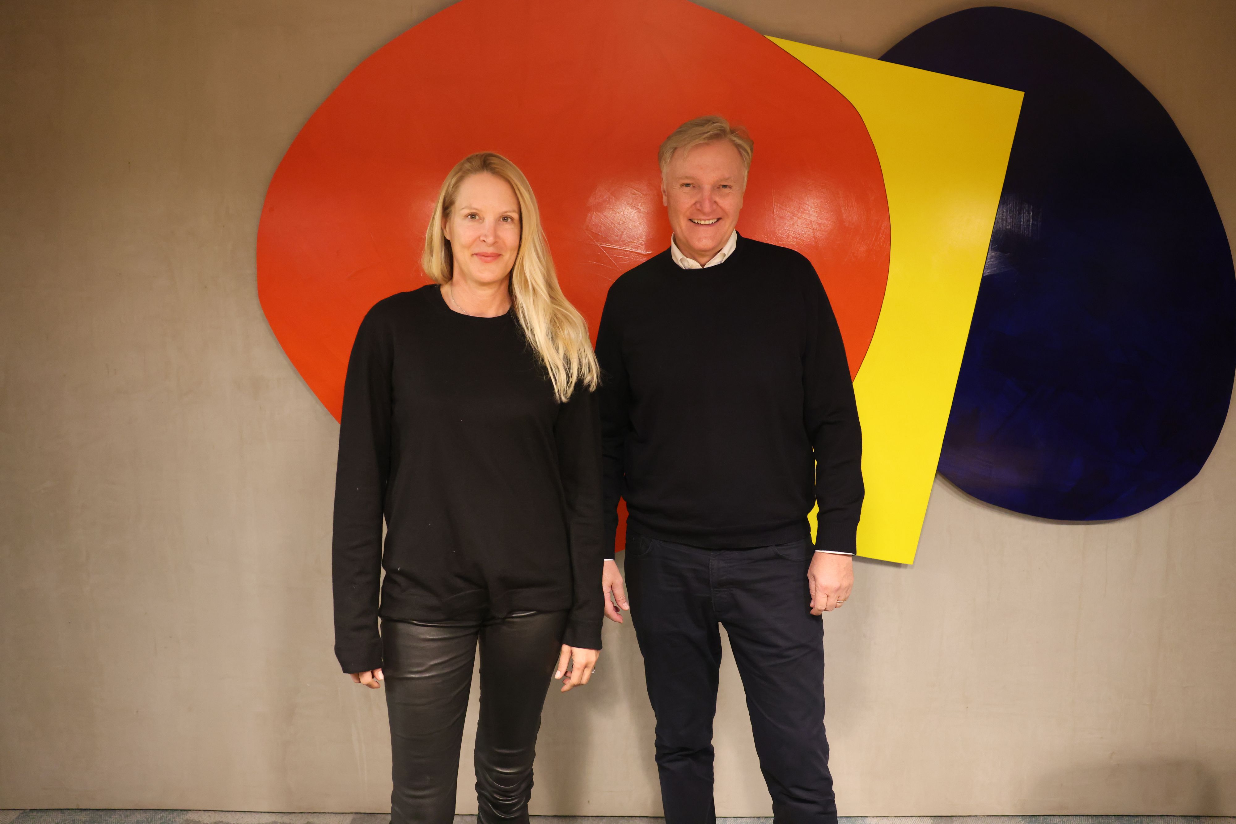 <em>"Heute"</em>-Herausgeberin Eva Dichand mit Albertina-Direktor Klaus Albrecht Schröder.