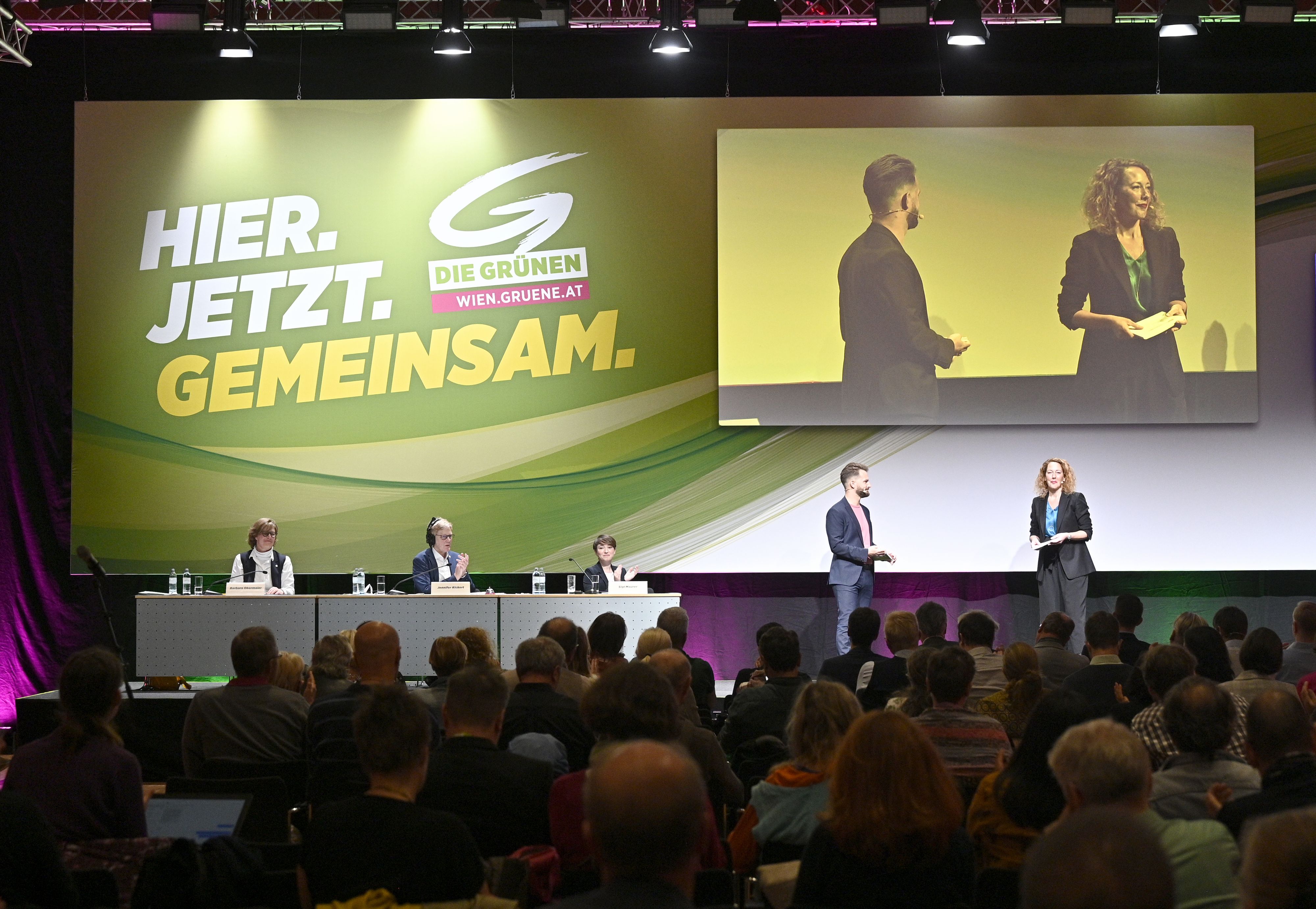 In der Grünen Partei rumort es ob der Impfpflicht. 