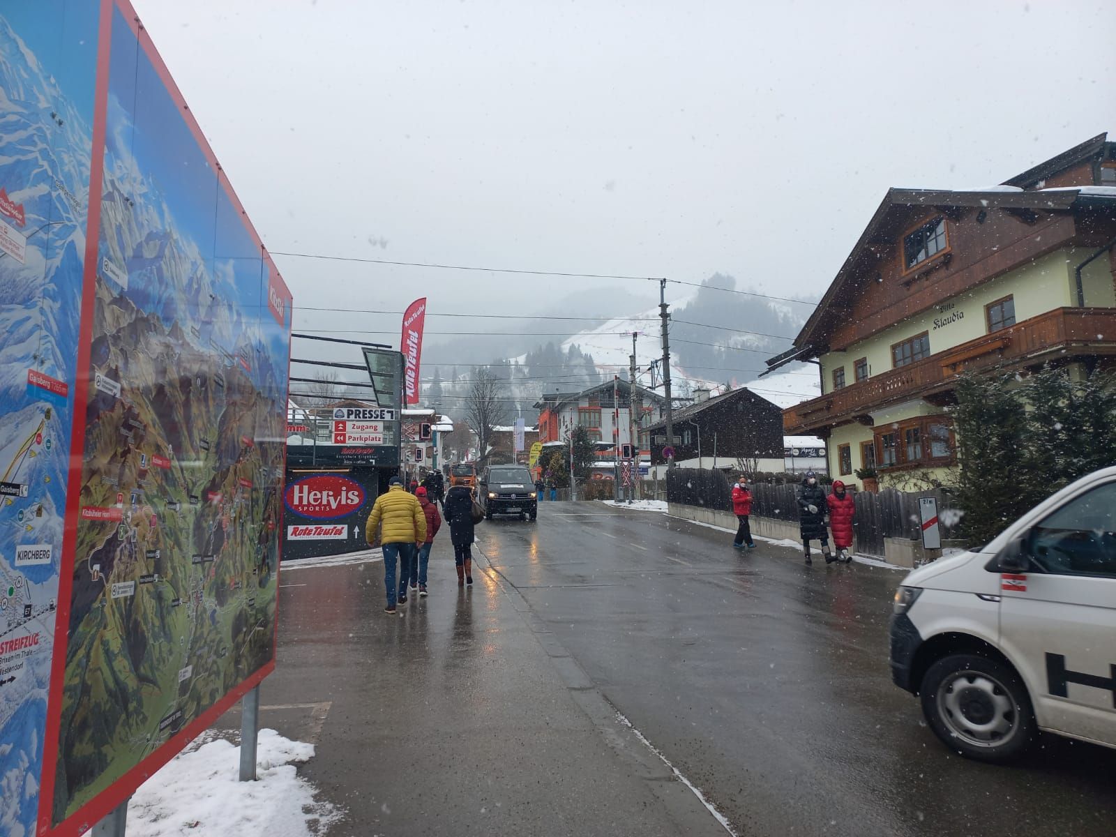 Schlechtwetter in Kitzbühel