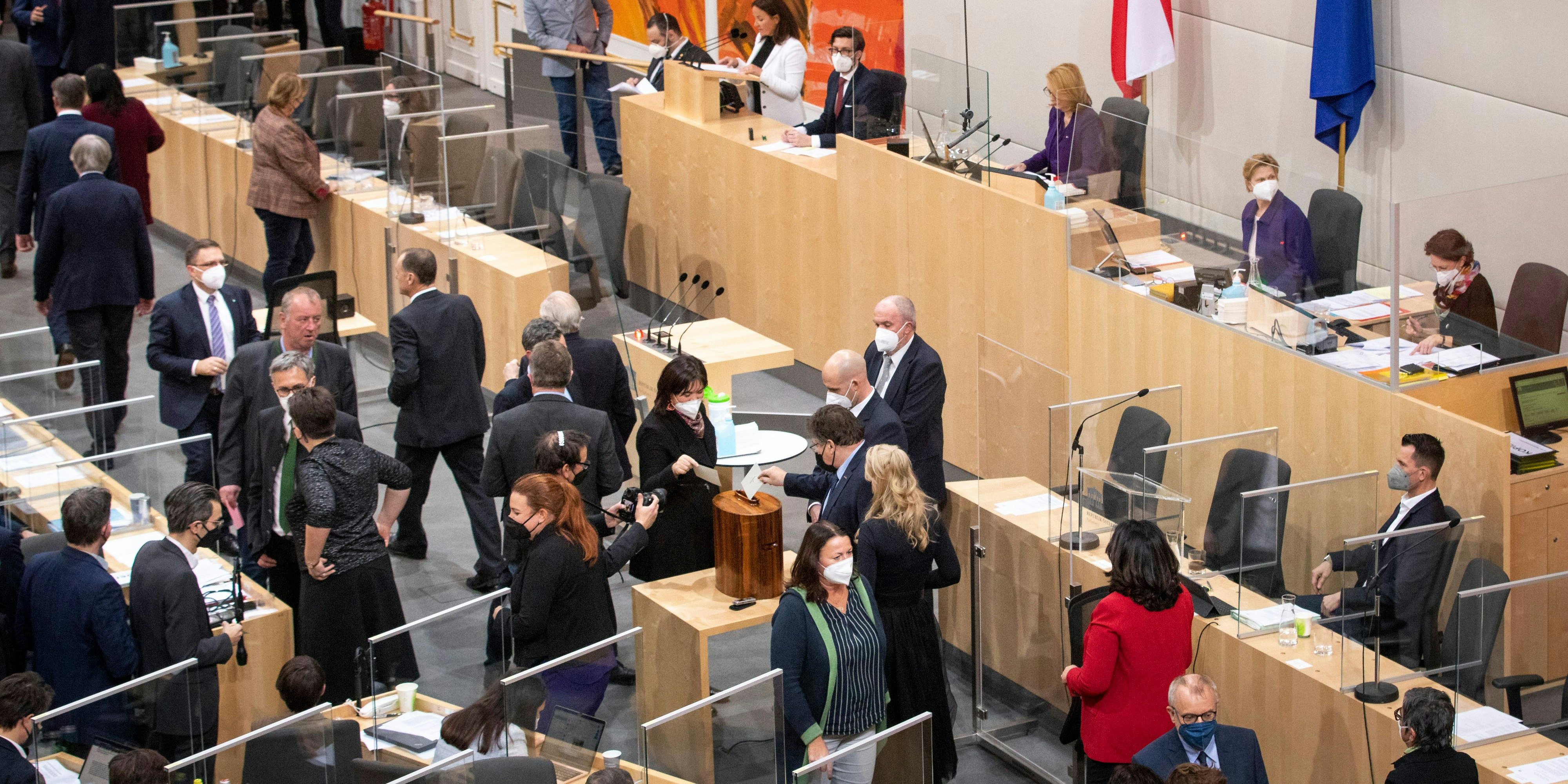 Abstimmung zur Impfpflicht am Donnerstag im Nationalrat