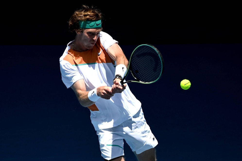 Andrej Rublew konnte auch mit einem Positiv-Test nach Melbourne einreisen. 