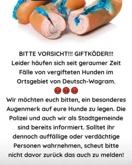 Mehrere Hunde wurden bereits vergiftet.