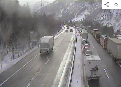In Fahrtrichtung Villach auf der A10 gab es zwischenzeitlich kein Weiterkommen mehr.
