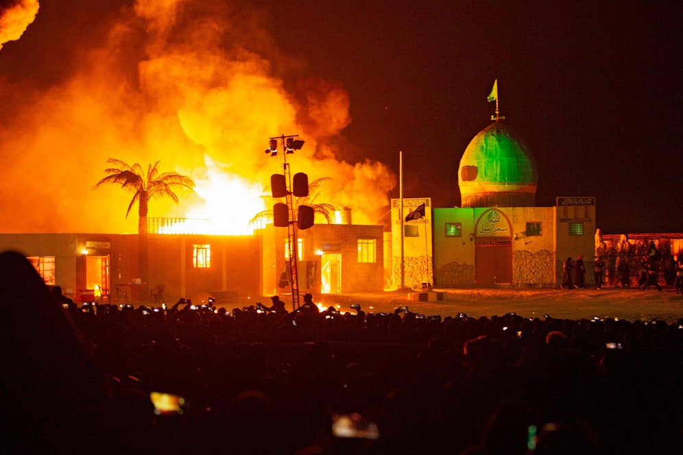 Immer wieder greift der IS an, so auch wie auf diesem Bild zu sehen kurz nach Weihnachten. 