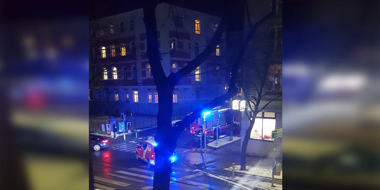 Wiener kocht Essen und schläft ein Feuerwehreinsatz