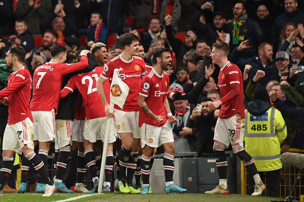 Jubel bei Manchester United