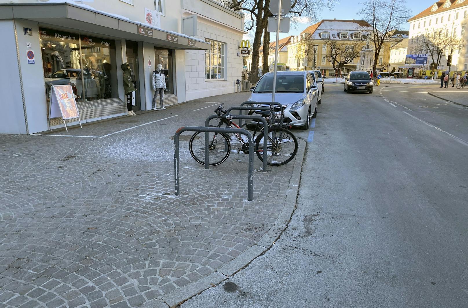 An dieser Stelle in Klagenfurt passierte der Angriff.