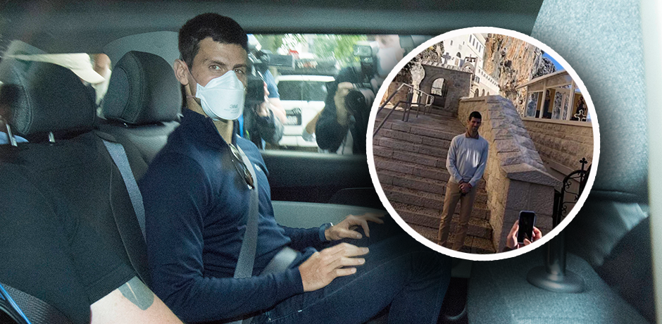 Novak Djokovic zeigte sich erstmals wieder in der Öffentlichkeit. 