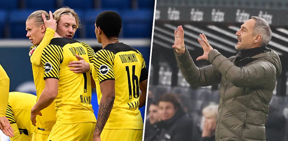 Jubel in Dortmund, Hütter steckt weiter in der Krise