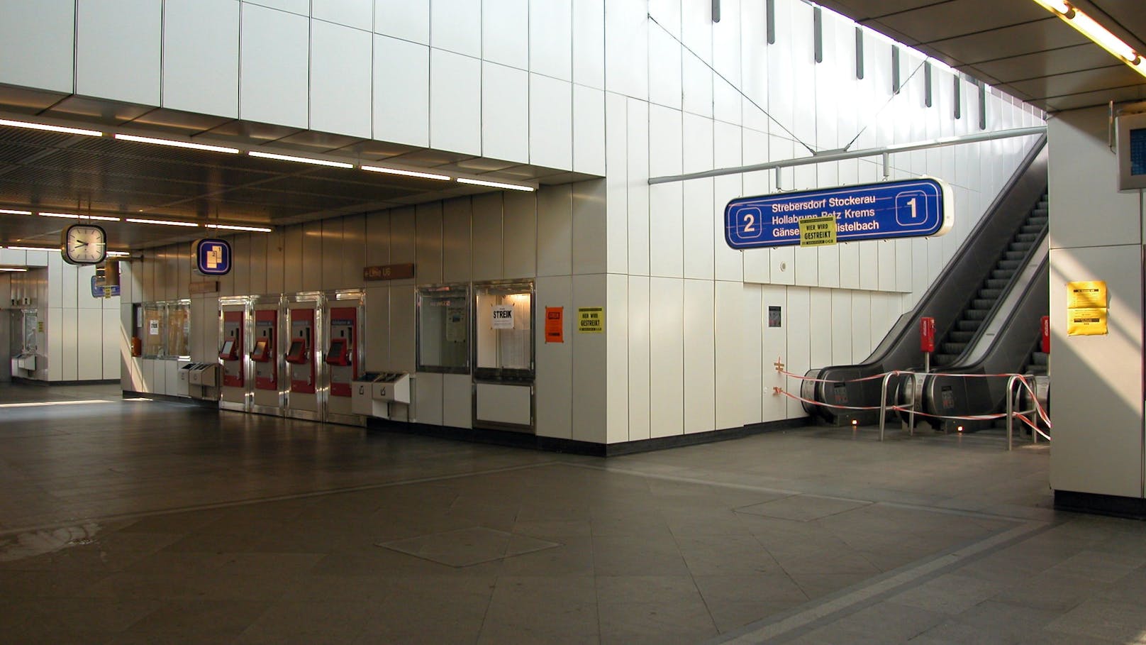 Der Vorfall ereignete sich am Bahnhof Floridsdorf.