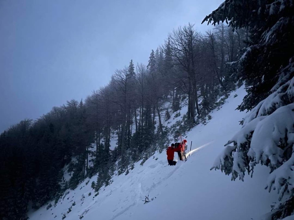 Bergrettung im Lawineneinsatz