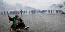 Brände, Scherben, Tränengas – Straßenschlacht in Brüssel