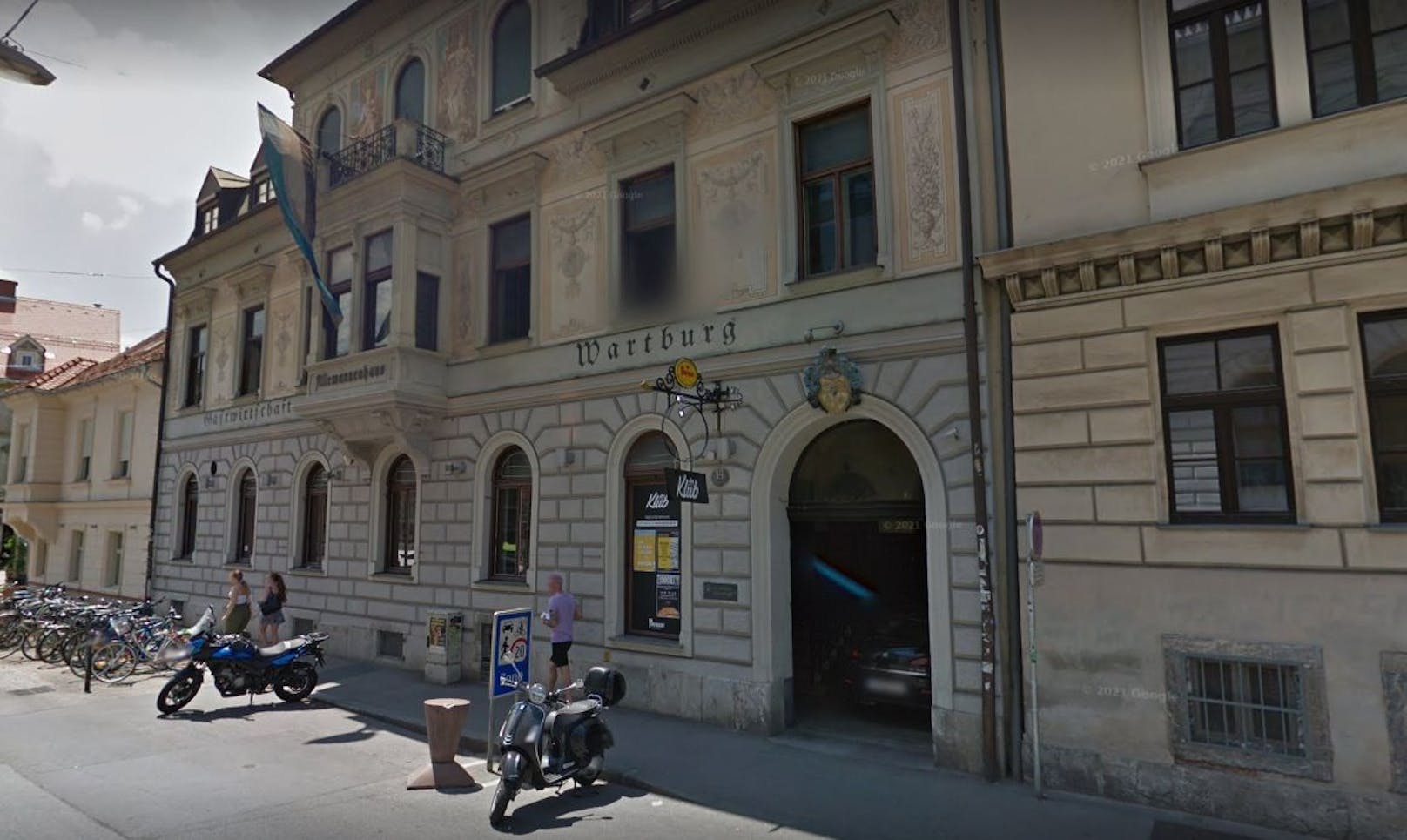 Eier-Attacke auf Haus von Burschenschaft in Graz