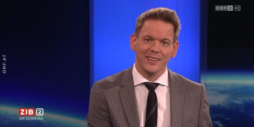 Charmant lächelnd vertuschte "ZiB2"-Anchor Martin Thür die Schrecksekunde.