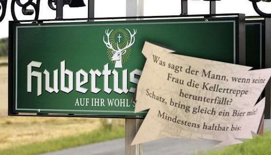 Die Hubertus-Brauerei druckt auf ihre Biere Sprüche und Witze. Witzig finden das aber nicht alle.