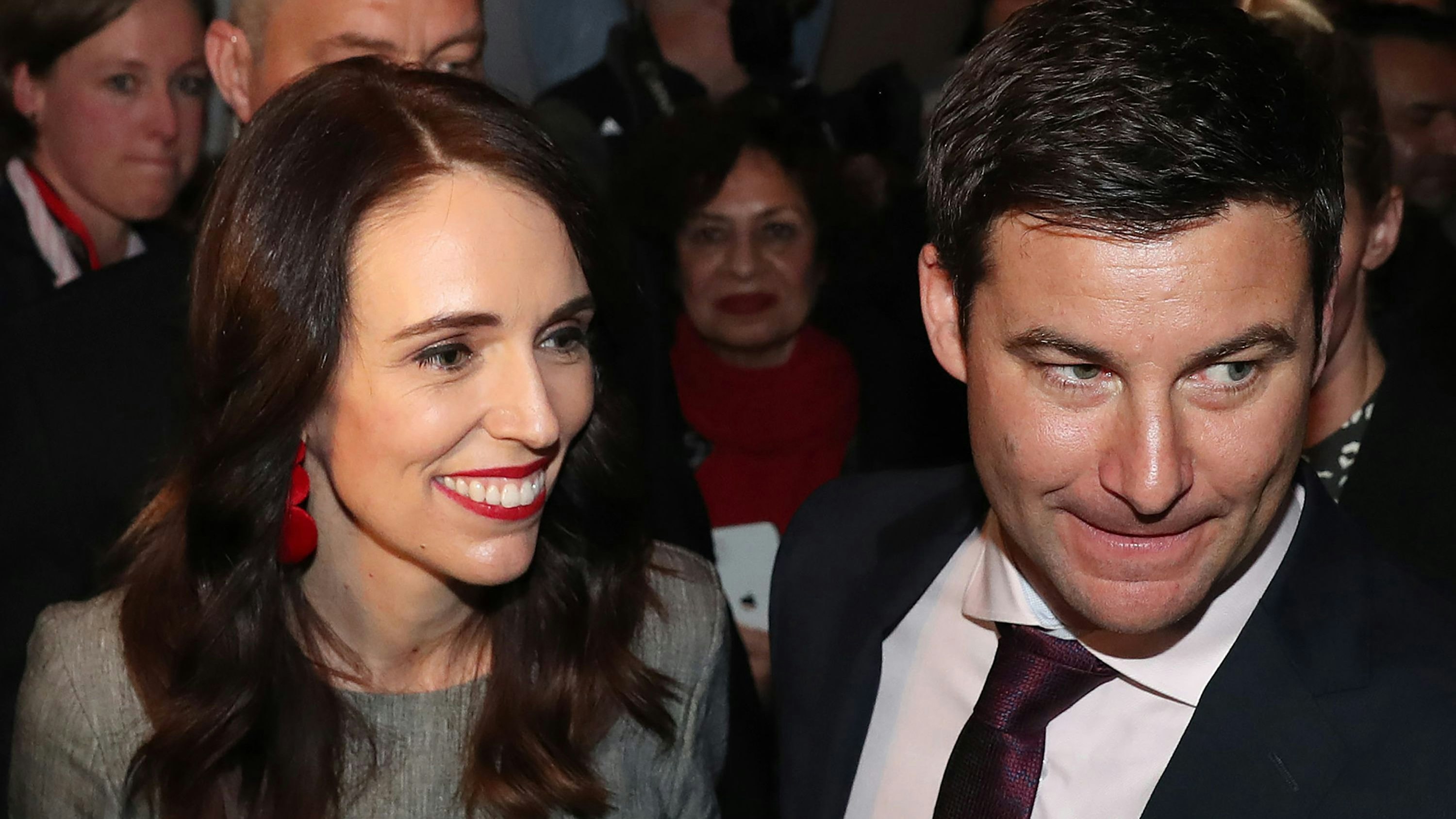 "So ist das Leben halt": Premierministerin Jacinda Ardern und ihr Verlobter Clarke Gayford.