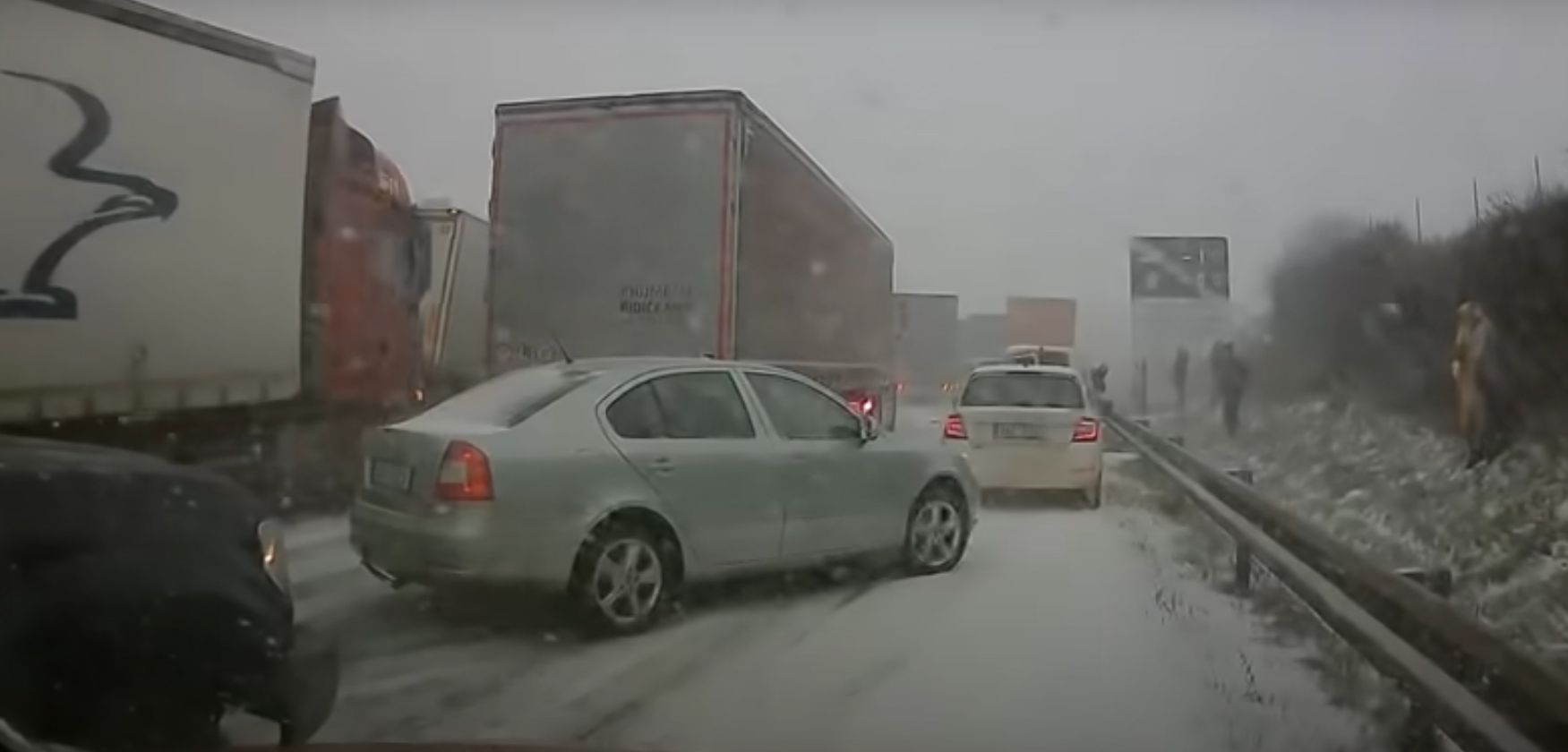 Heftiger Crash in Tschechien.