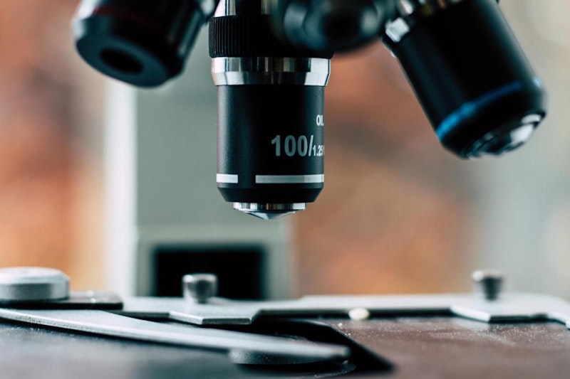 Derzeit wird der Test unter einem Mikroskop analysiert. Geplant ist, dass in Zukunft auch eine Handykamera das Auslesen der Signale übernehmen könne.