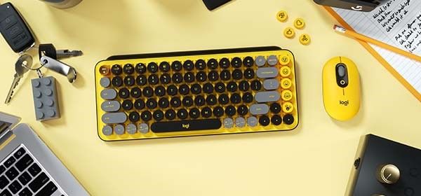 Ein echter Hingucker mit POP-Effekt: Logitech stellt neue Tastatur und Maus der Studio Series vor.