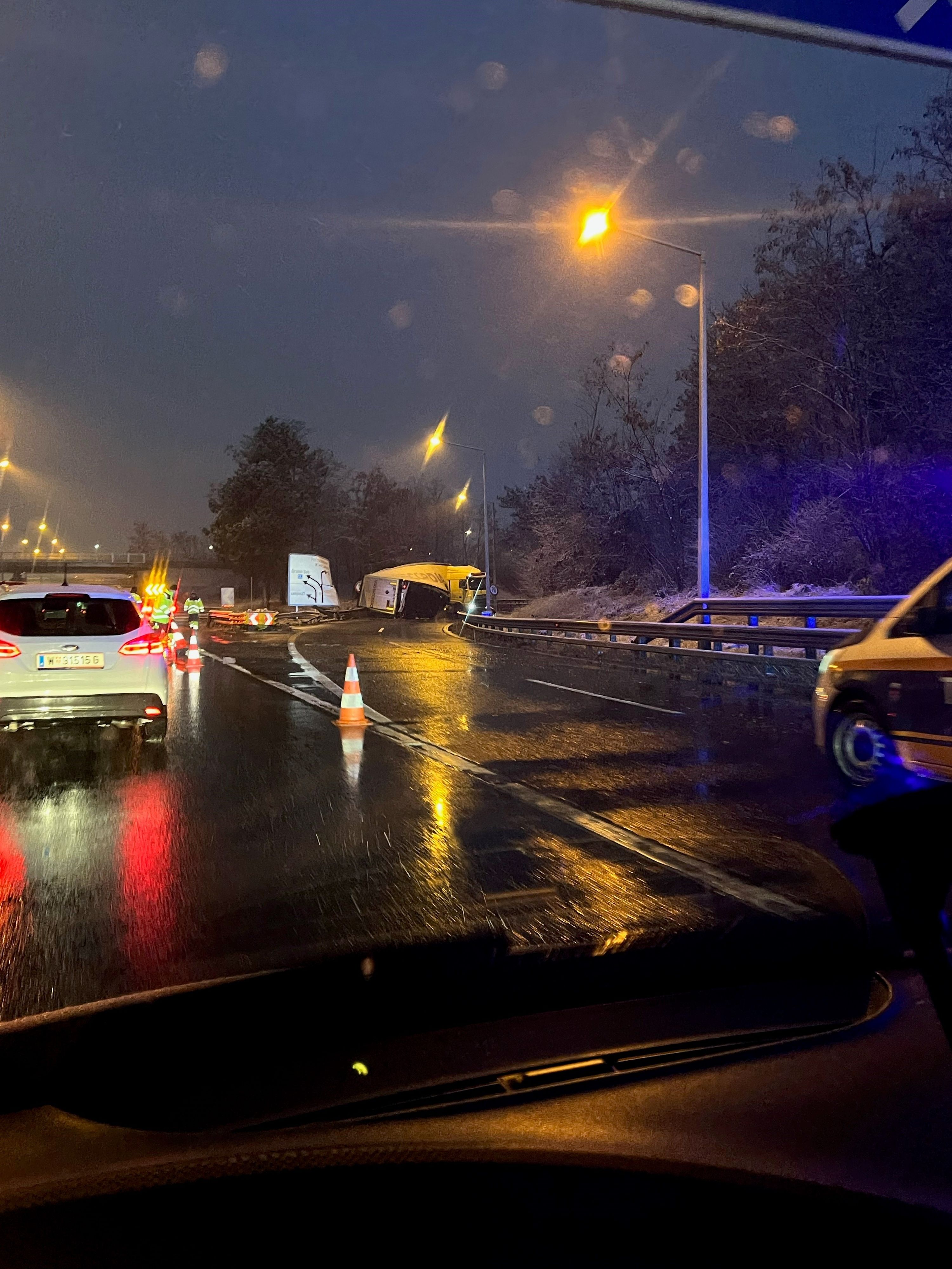 Schwerer Unfall bei der Autobahnabfahrt Perchtoldsdorf