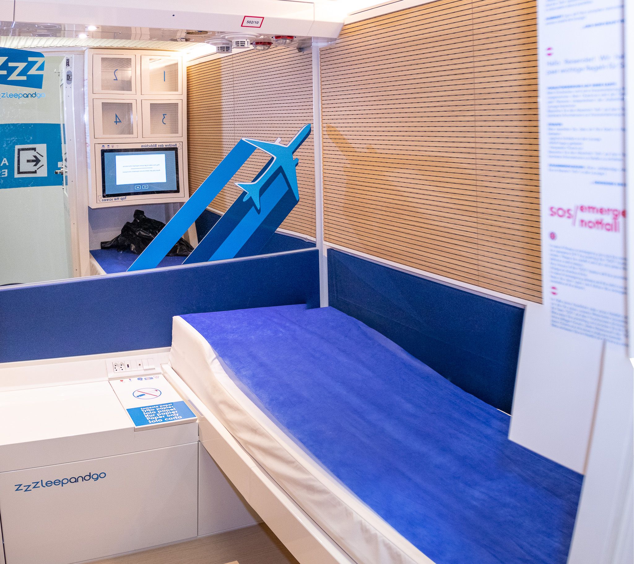 So sehen die neuen Kabinen aus.