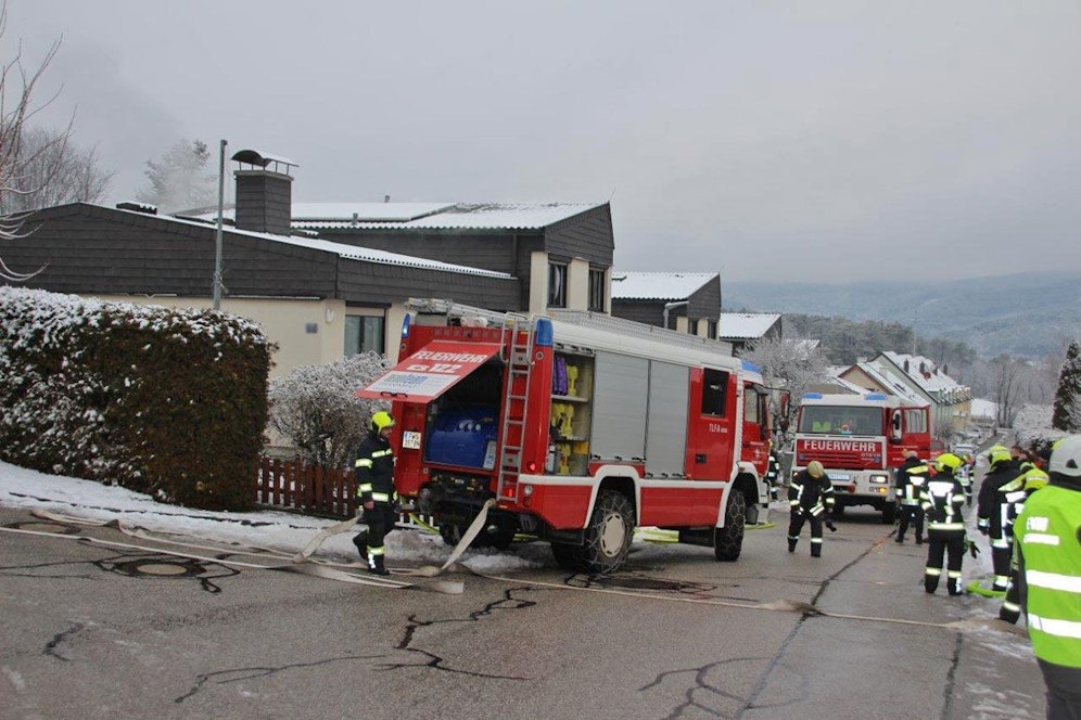 Wohnhausbrand in Berndorf