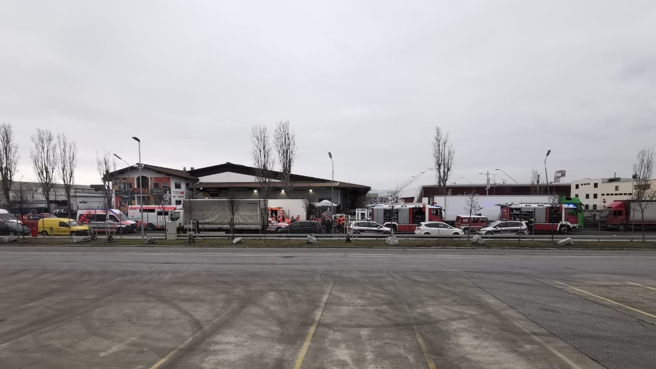 Rettungs-Einsatz in der Halban-Kurz-Straße (Wien-Liesing)