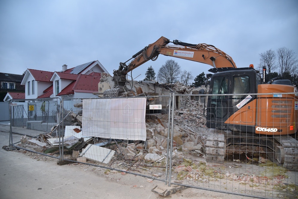 Haus stürzte in Perchtoldsdorf ein