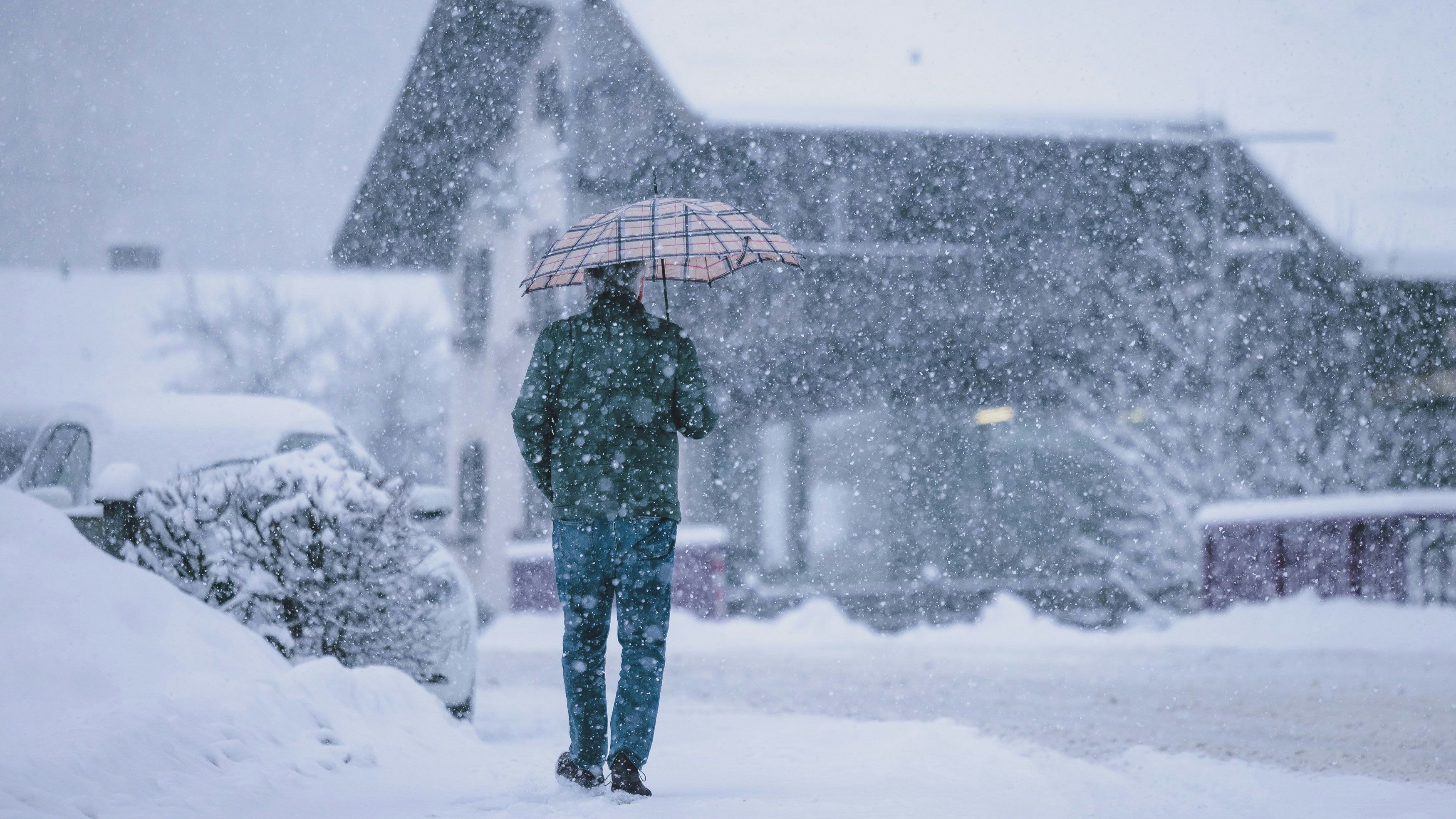 Der Schnee kehrt nach Österreich zurück.